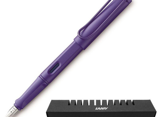 Ручка перьевая LAMY Safari цвет чернил синий цвет корпуса фиолетовый (артикул производителя 4034835)